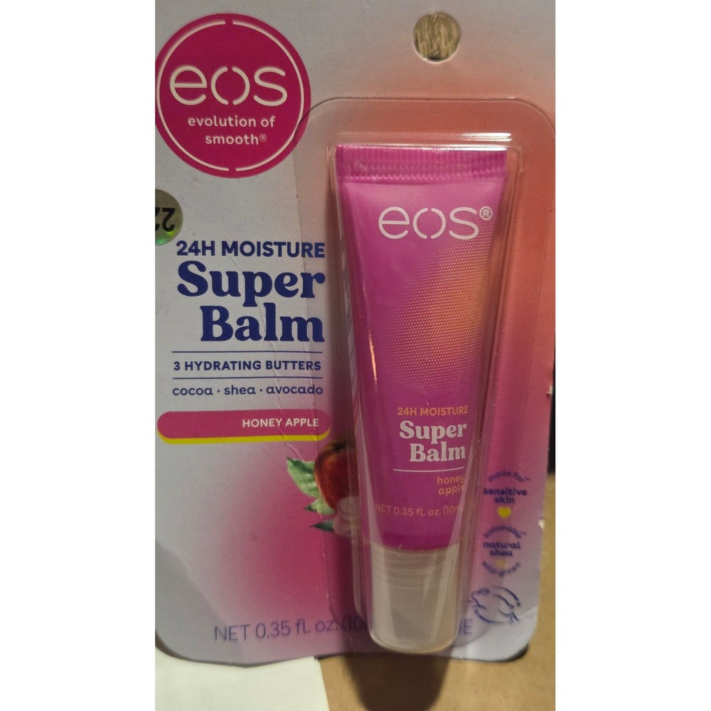 EOS Super Balm Honey Apple 24H Moisture Lip Treatment 0.35oz NIP